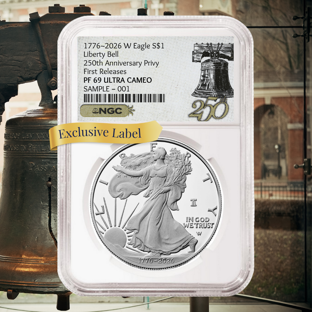 2026 W Proof Silver Eagles with Liberty Bell Privy