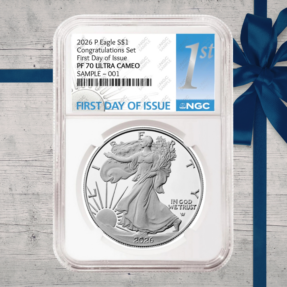 2026 P Proof Silver Eagles Congratulations Set