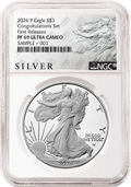 2026 P Congratulations Set Proof Silver Eagle NGC PF 69, First Releases ALS