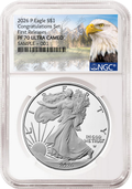 2026 P Congratulations Set Proof Silver Eagle NGC PF 70, First Releases Mtn