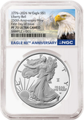 2026 W Proof Silver Eagle Liberty Bell Privy NGC PF 70 UC, First Day of Issue Mtn 40th