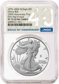 2026 W Proof Silver Eagle Liberty Bell Privy NGC PF 70 UC, First Day of Issue 40th