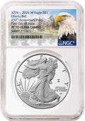 2026 W Proof Silver Eagle Liberty Bell Privy NGC PF 70 UC, First Day of Issue Mtn