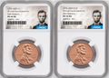 2 Coin set, 1776-2026 P & D Lincoln Cent , NGC MS 66 RD First Releases, Lincoln Label