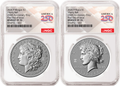 2 Coin Set 2026 Morgan and Peace Reverse Proof Liberty Bell Privy NGC RP70 First Day of Issue Flag Presale