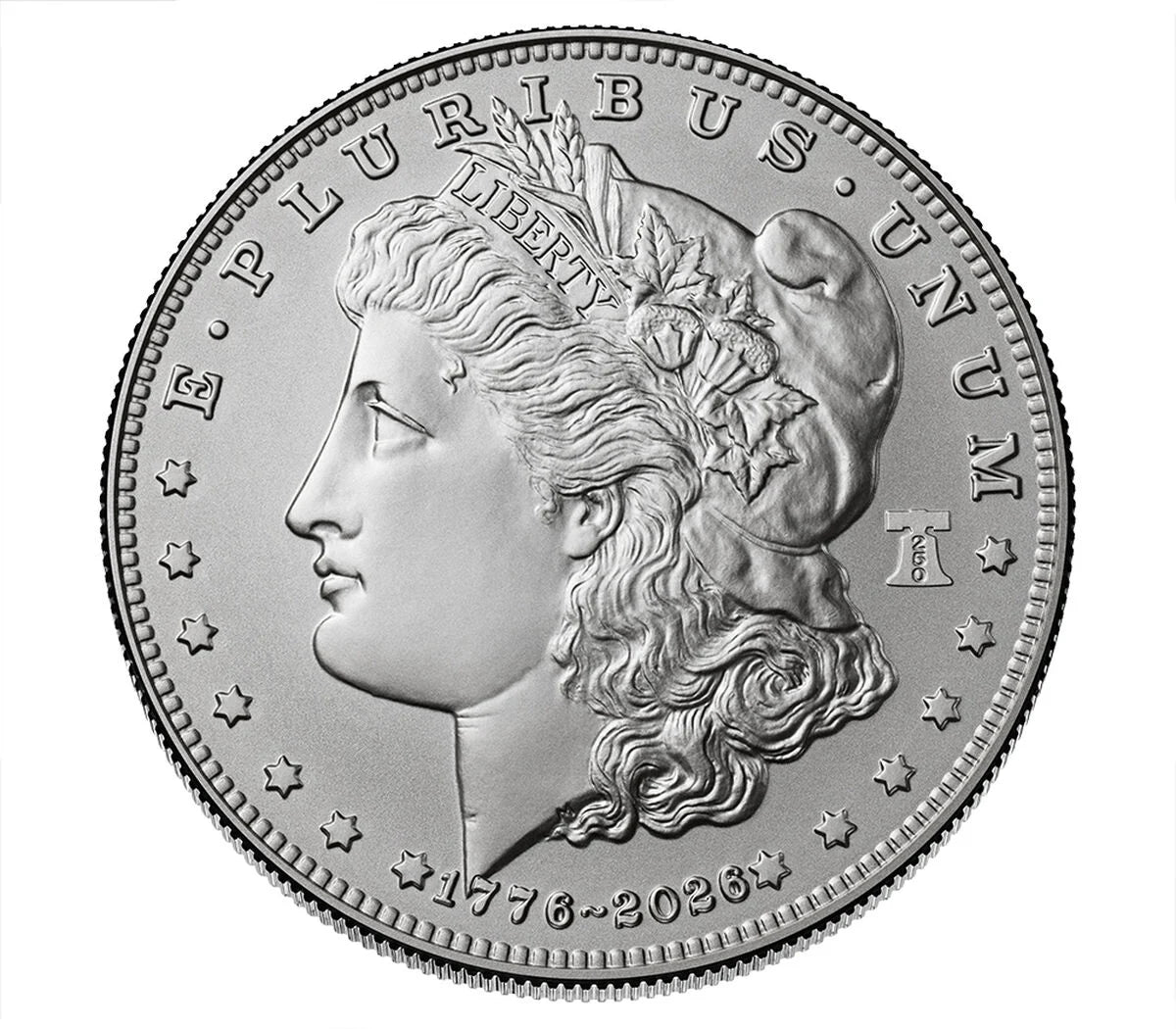 1776~2026 Morgan and Peace Enhanced Uncirculated Dollar 2 Coin Set, 250th Privy, NGC MS70 FDOI, Flag Label