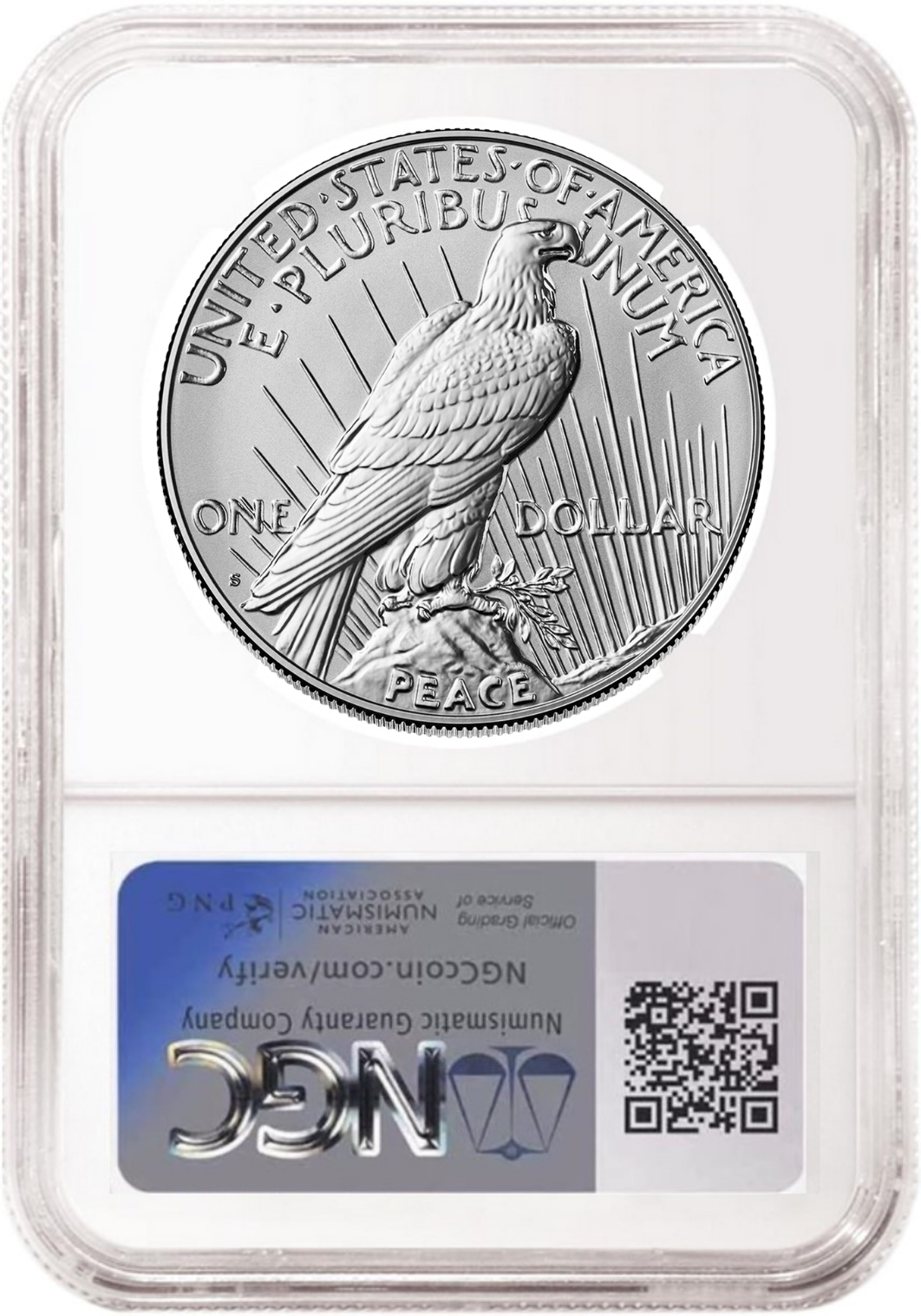2025 Reverse Proof Peace Silver Dollar NGC RP 70 First Day of Issue Peace