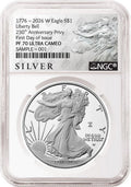 2026 W proof American Eagle Silver Dollar with 250th Anniversary Liberty Bell privy graded by NGC with the American Liberty Series label.