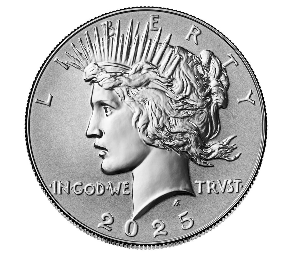 2025 Reverse proof Peace silver dollar coin